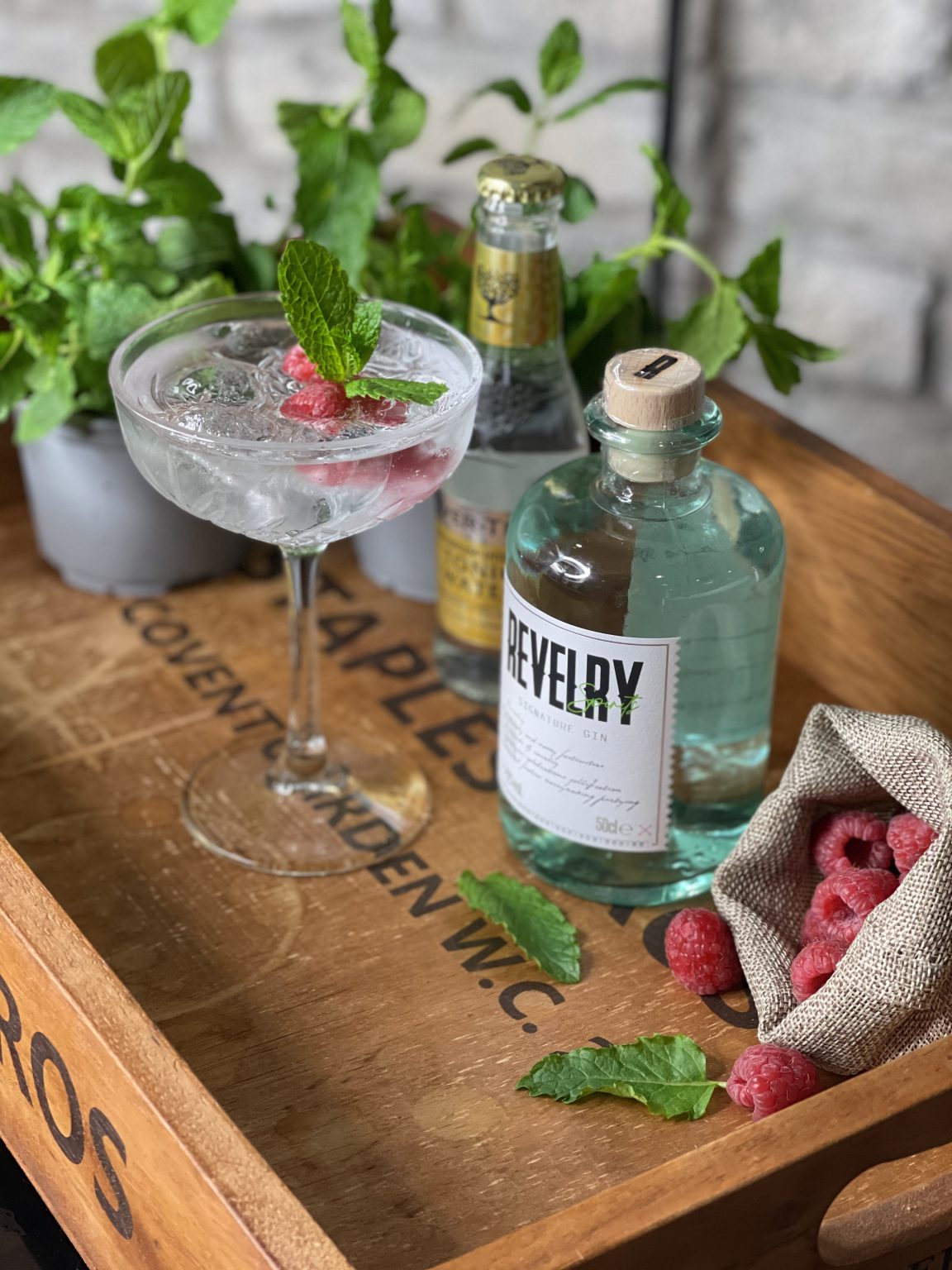Grow your own gin garnish Revelry Spirits
